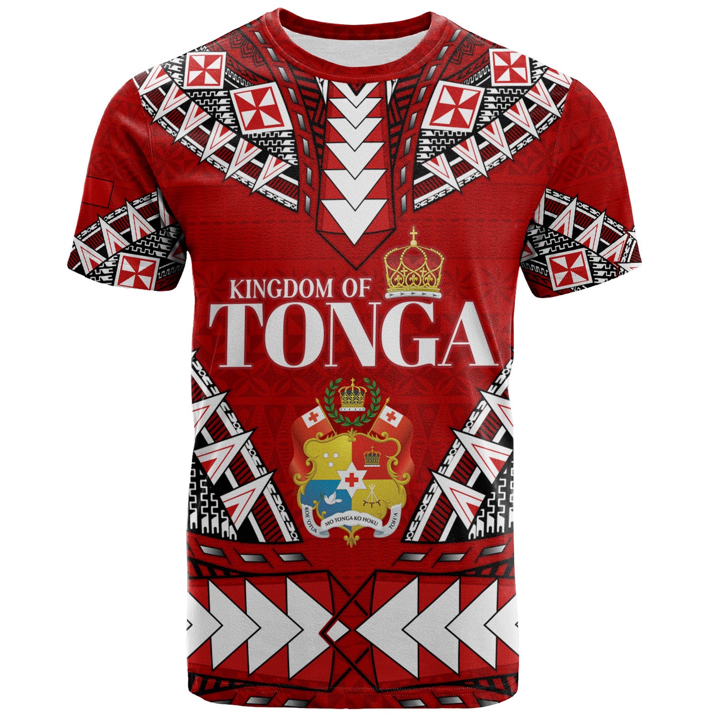 Tonga T-Shirt Kingdom Of Tonga Tribal Patterns
