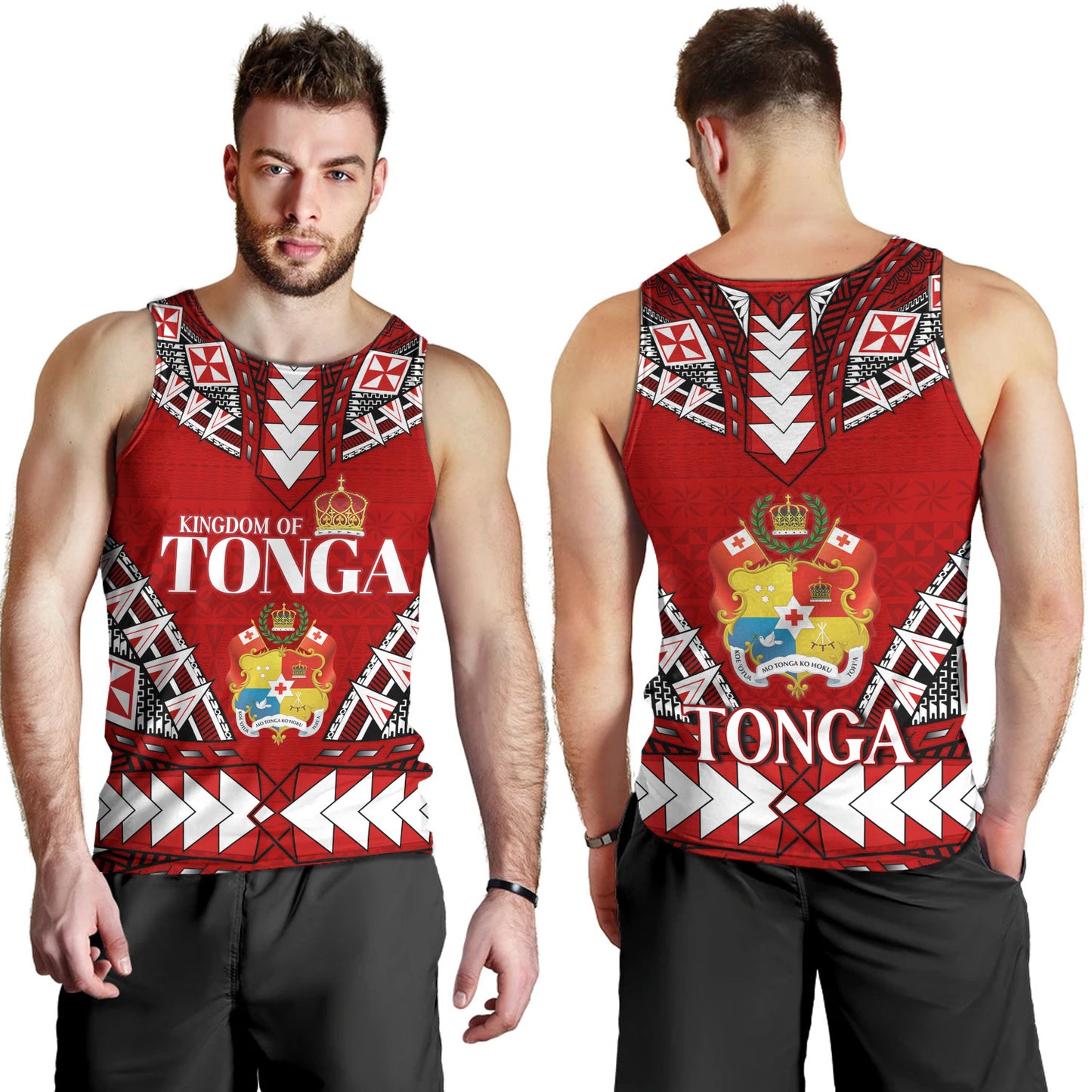 Tonga Tank Top Kingdom Of Tonga Tribal Patterns