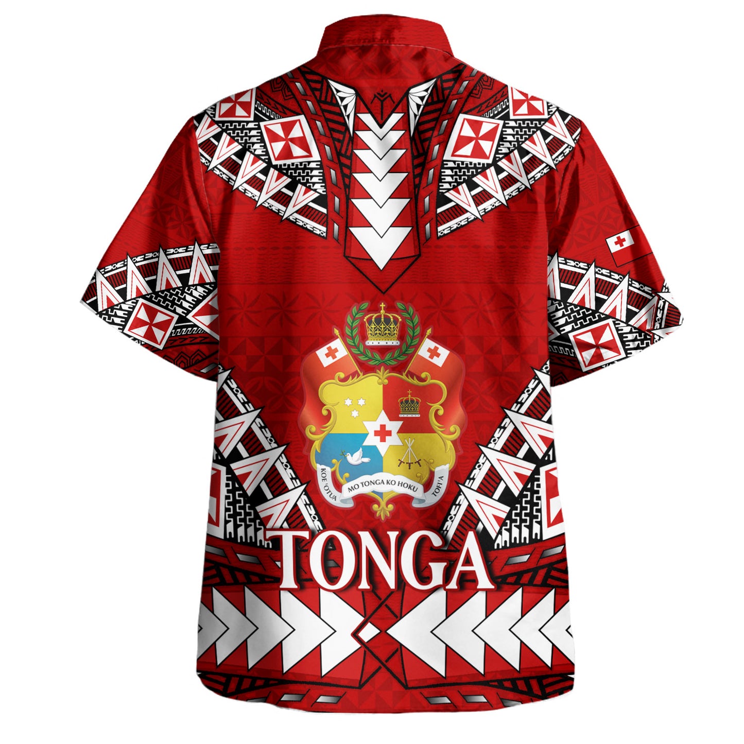 Tonga Hawaiian Shirt Kingdom Of Tonga Tribal Patterns