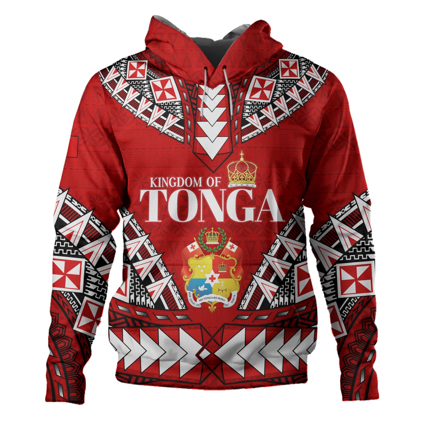 Tonga Hoodie Kingdom Of Tonga Tribal Patterns