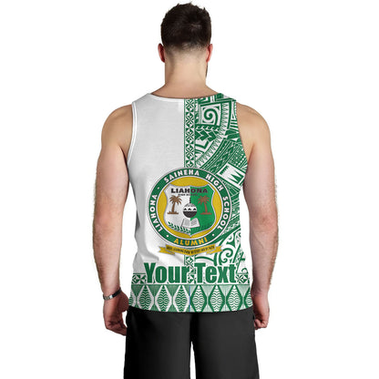 Tonga Custom Personalised Custom Personalised Tank Top Liahona High School Simple Ngatu Patterns