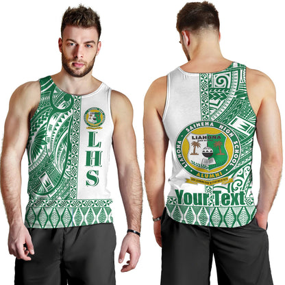 Tonga Custom Personalised Custom Personalised Tank Top Liahona High School Simple Ngatu Patterns
