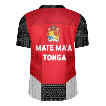Tonga Custom Personalised Rugby Jersey Mate Ma'a Tonga Ngatu Patterns