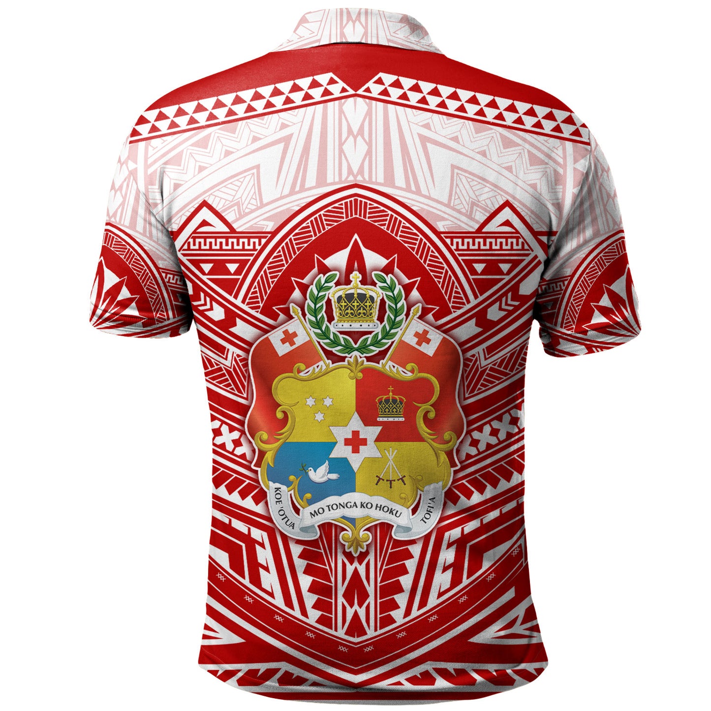 Tonga Polo Shirt Seal Tribal Flag Color Design