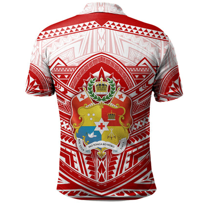 Tonga Polo Shirt Seal Tribal Flag Color Design