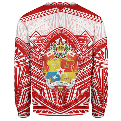Tonga Sweatshirt Seal Tribal Flag Color Design