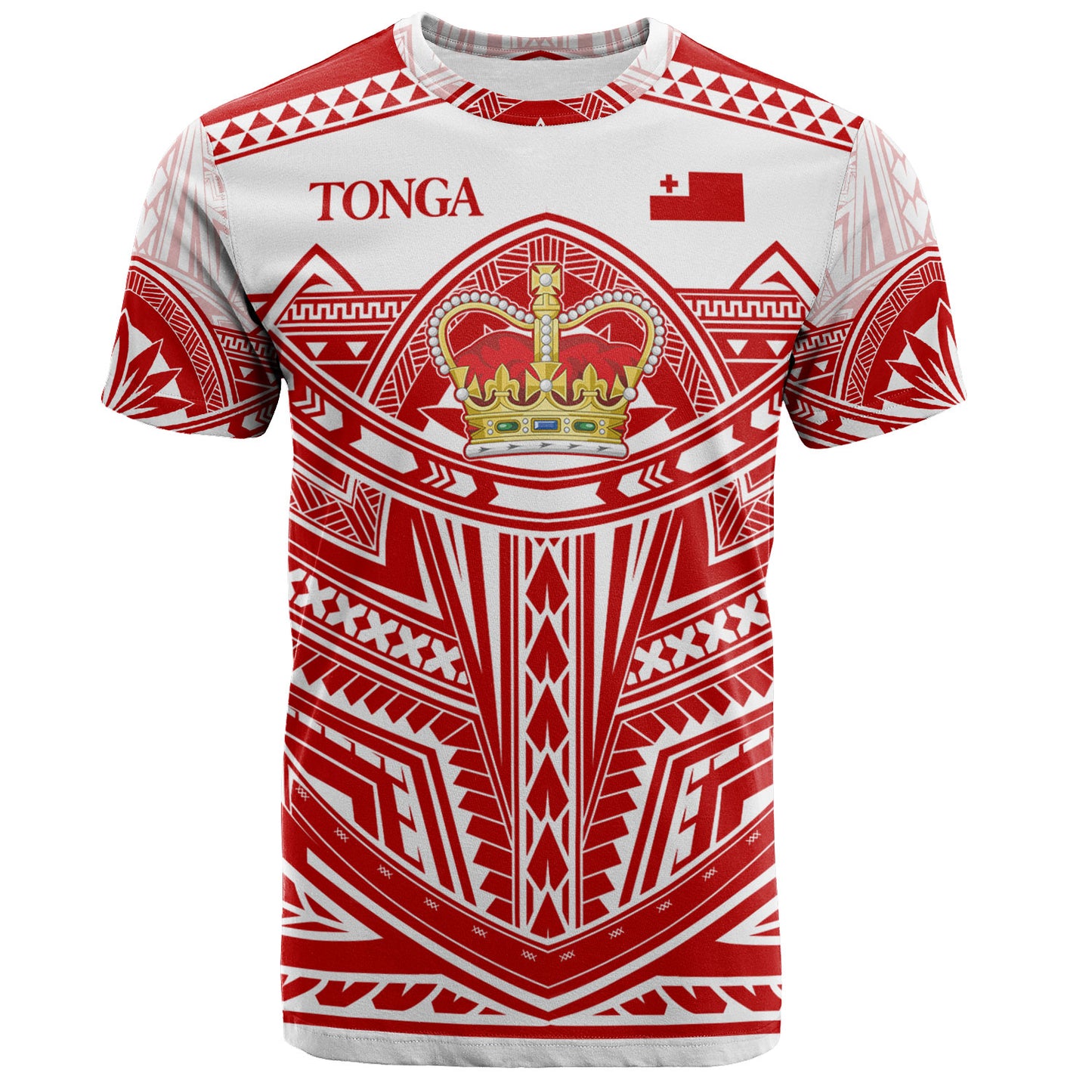 Tonga T-Shirt Seal Tribal Flag Color Design