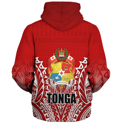Tonga Custom Personalised Sherpa Hoodie Seal With Flag Style