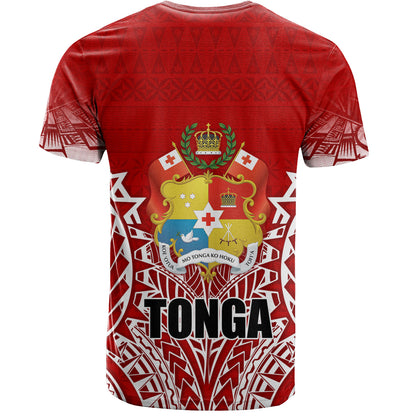 Tonga Custom Personalised T-Shirt Seal With Flag Style