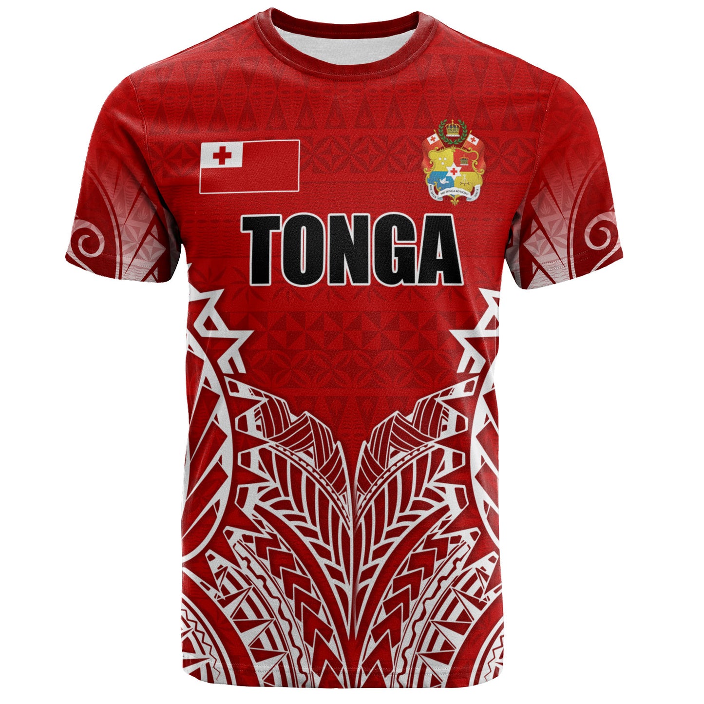 Tonga Custom Personalised T-Shirt Seal With Flag Style