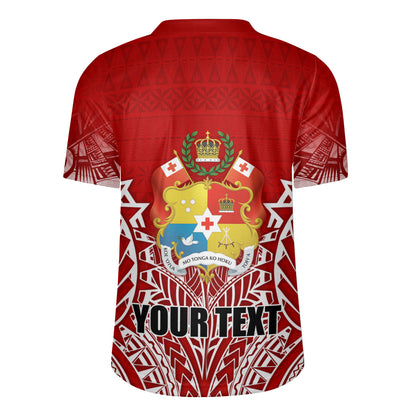 Tonga Custom Personalised Rugby Jersey Seal With Flag Style