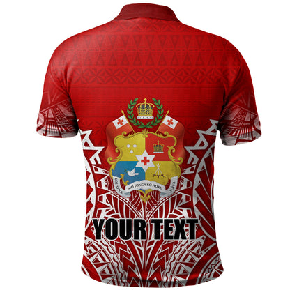 Tonga Custom Personalised Polo Shirt Seal With Flag Style