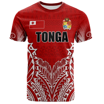 Tonga Custom Personalised T-Shirt Seal With Flag Style
