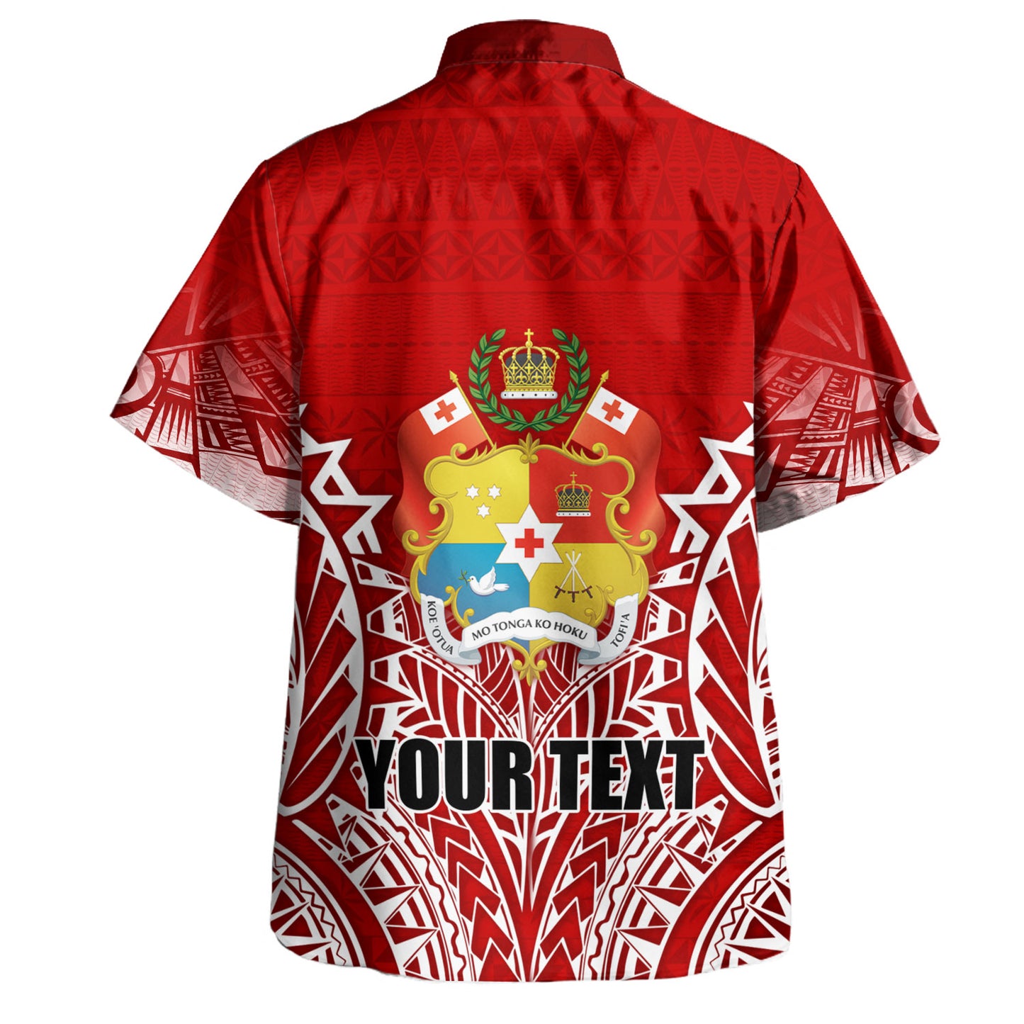 Tonga Custom Persoanlaised Hawaiian Shirt Seal With Flag Style