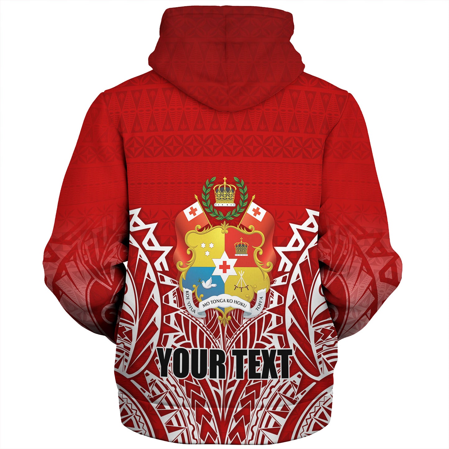 Tonga Custom Personalised Sherpa Hoodie Seal With Flag Style