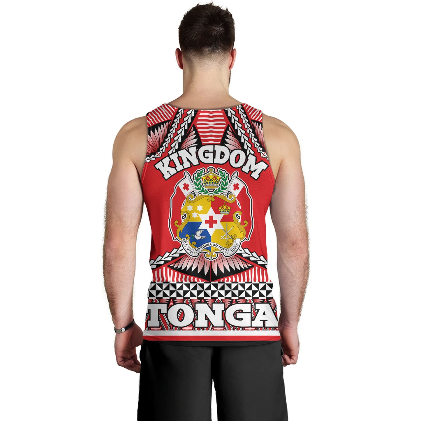 Tonga Tank Top Tonga Kingdom Tongan Ngatu Style