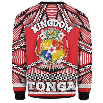 Tonga Sweatshirt Tonga Kingdom Tongan Ngatu Style