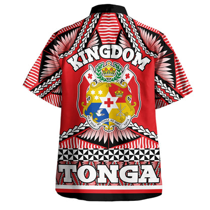 Tonga Hawaiian Shirt Tonga Kingdom Tongan Ngatu Style