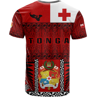 Tonga Custom Personalised T-Shirt Tonga Ngatu Special Design