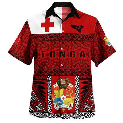 Tonga Custom Personalised Hawaiian Shirt Tonga Ngatu Special Design