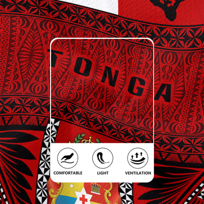 Tonga Custom Personalised Rugby Jersey Tonga Ngatu Special Design