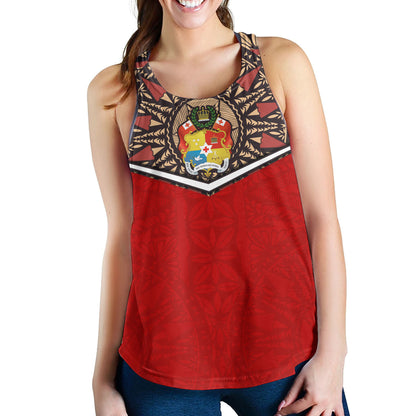 Tonga Women Tank Tongan Ngatu Design
