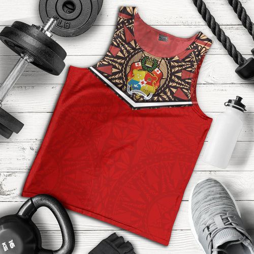 Tonga Tank Top Tongan Ngatu Design