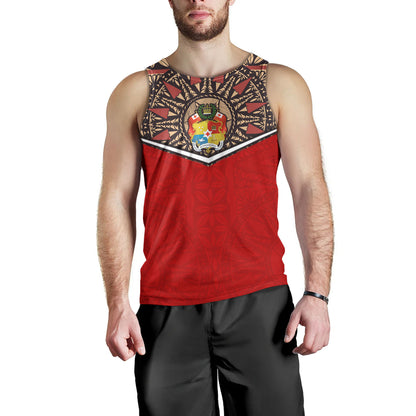 Tonga Tank Top Tongan Ngatu Design