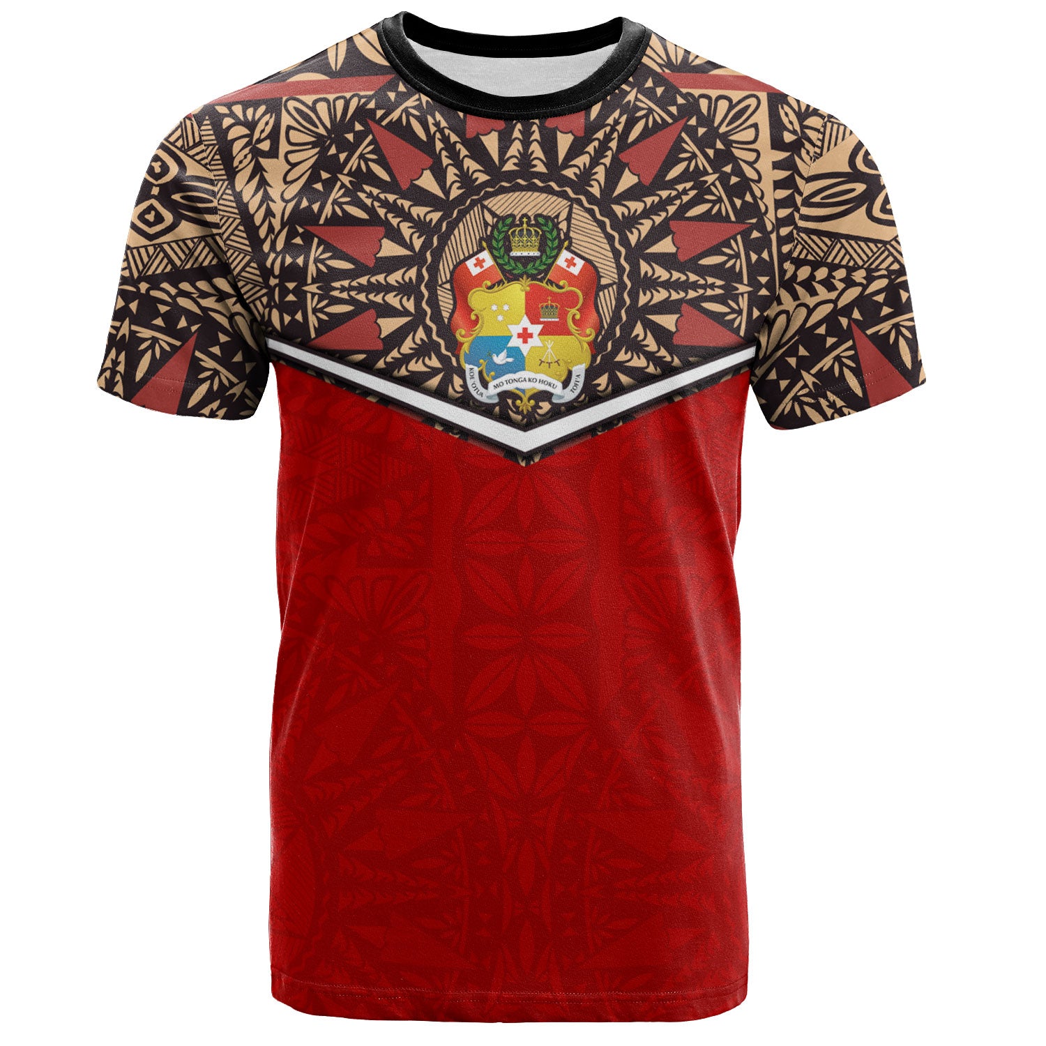 Tonga T-Shirt Tongan Ngatu Design