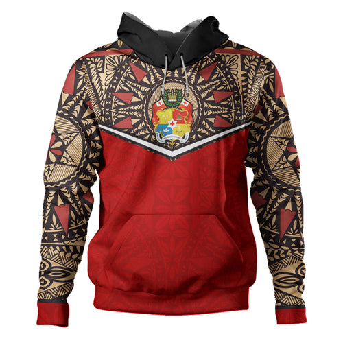 Tonga Hoodie Tongan Ngatu Design