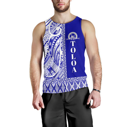 Tonga Custom Personalised Tank Top Tupou College Toloa Simple Ngatu Patterns