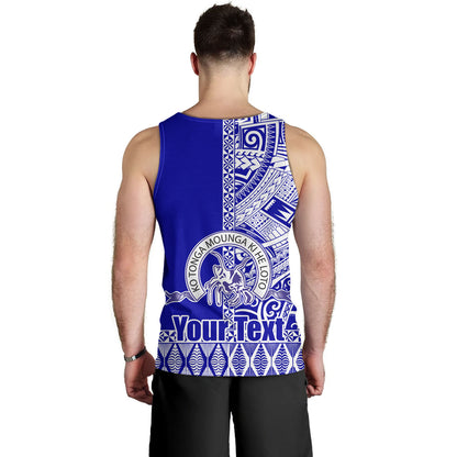 Tonga Custom Personalised Tank Top Tupou College Toloa Simple Ngatu Patterns