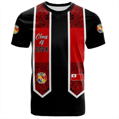 Tonga T-Shirt Custom Flag Polynesia Tribal Grad Style