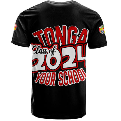 Tonga T-Shirt Custom Flag Polynesia Tribal Grad Style