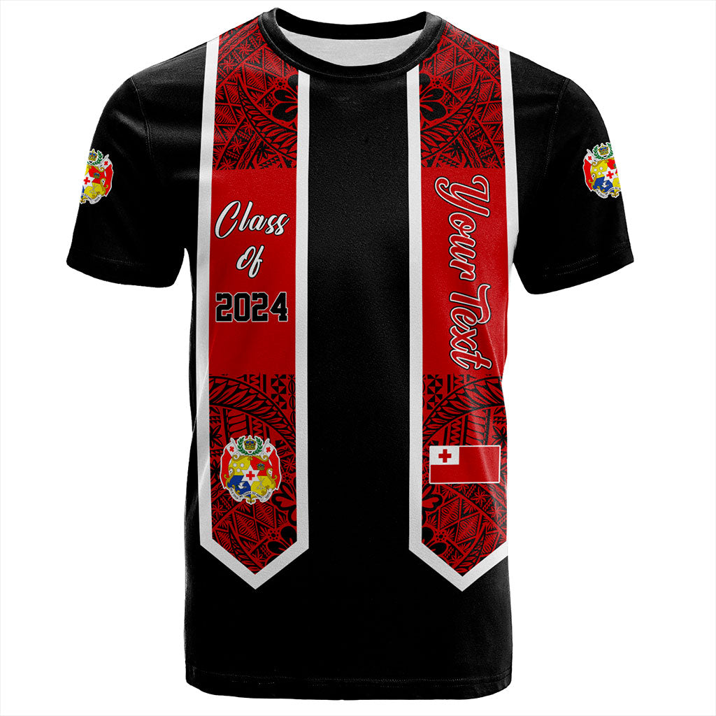Tonga T-Shirt Custom Flag Polynesia Tribal Grad Style