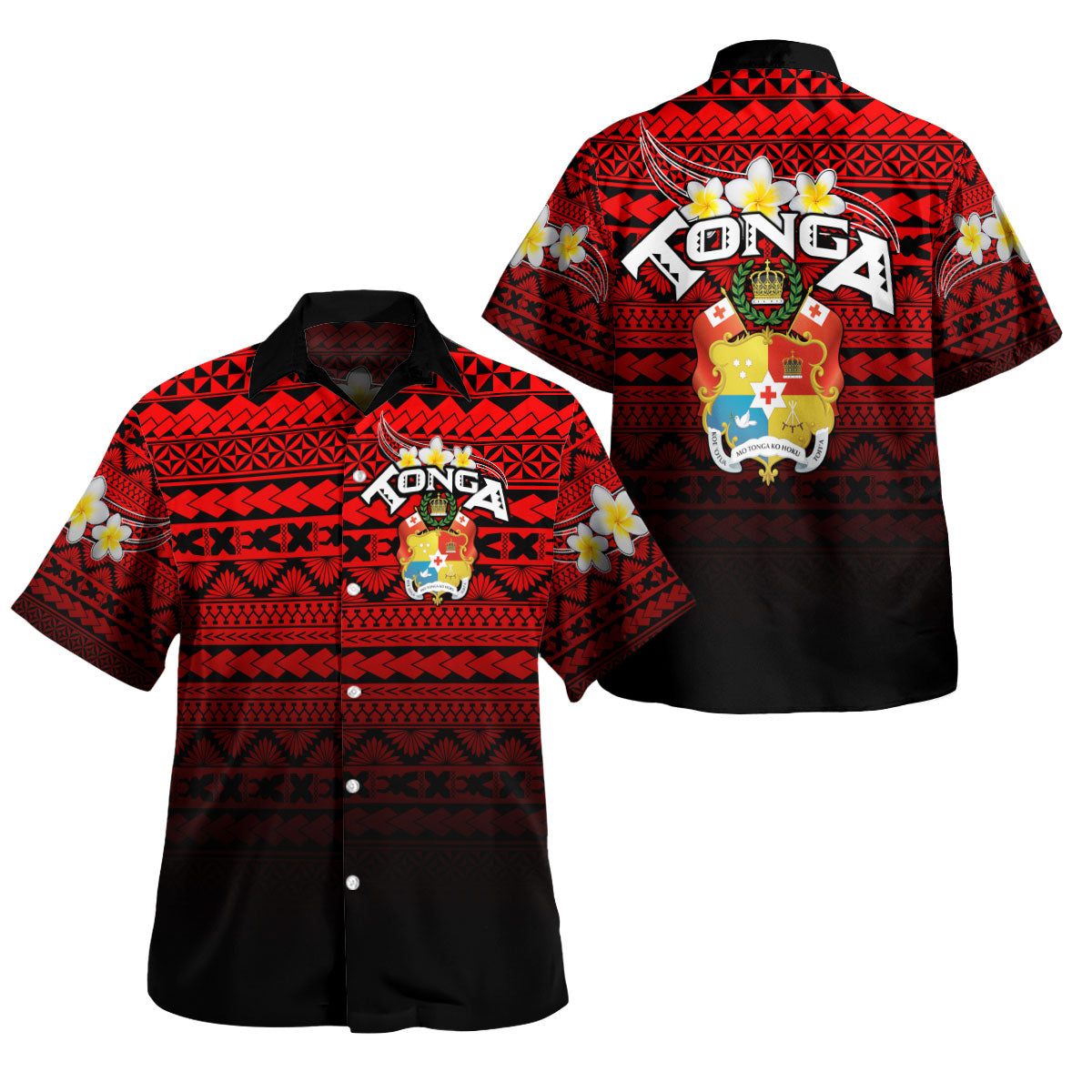 Tonga Hawaiian Shirt - Tongan Patterns Culture