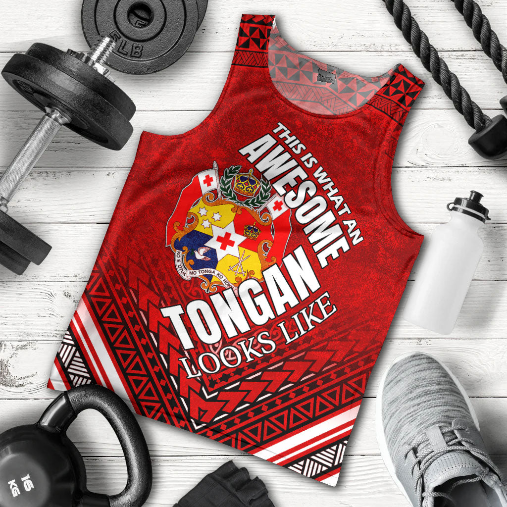 Tonga Men Tank Top - Awesome Tongan Patterns