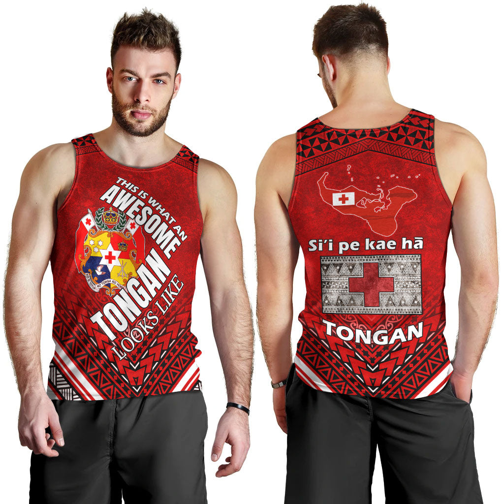 Tonga Men Tank Top - Awesome Tongan Patterns
