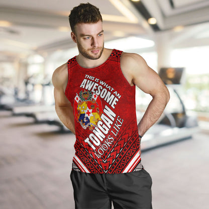 Tonga Men Tank Top - Awesome Tongan Patterns