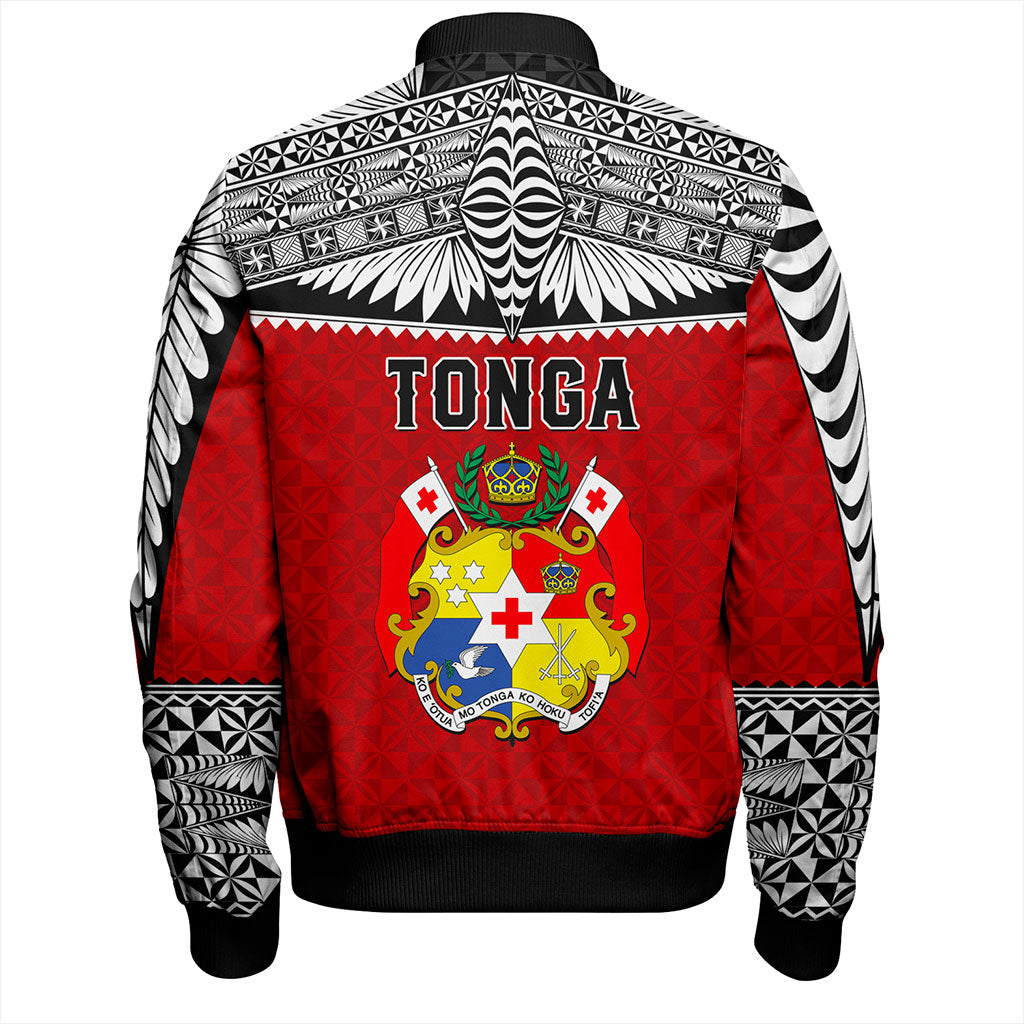 Tonga Bomber Jacket Ngatu Design Tribal New Style