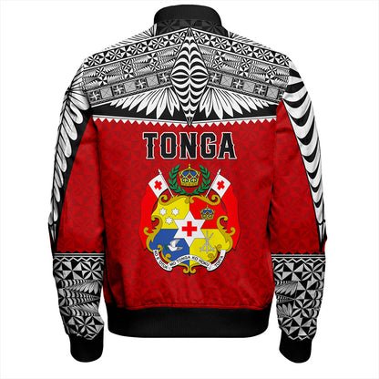 Tonga Bomber Jacket Ngatu Design Tribal New Style