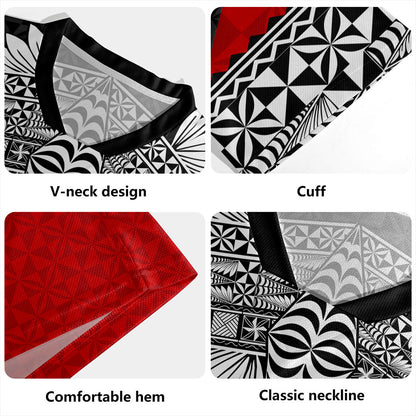 Tonga Rugby Jersey Ngatu Design Tribal New Style