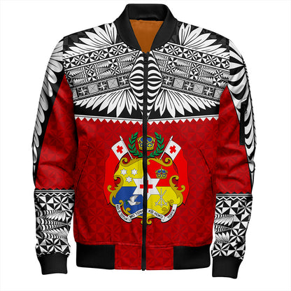 Tonga Bomber Jacket Ngatu Design Tribal New Style