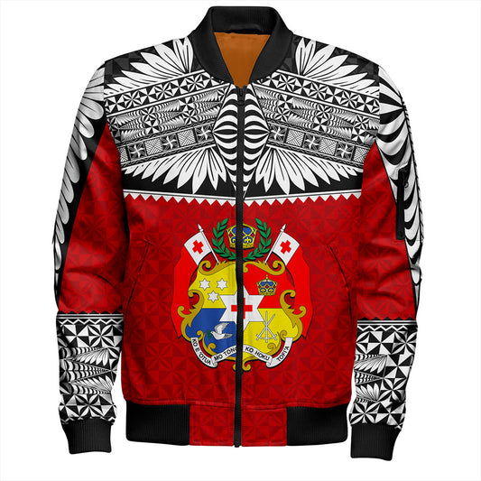 Tonga Bomber Jacket Ngatu Design Tribal New Style