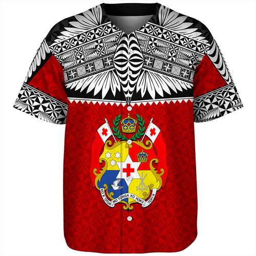 Tonga Baseball Shirt Ngatu Design Tribal New Style
