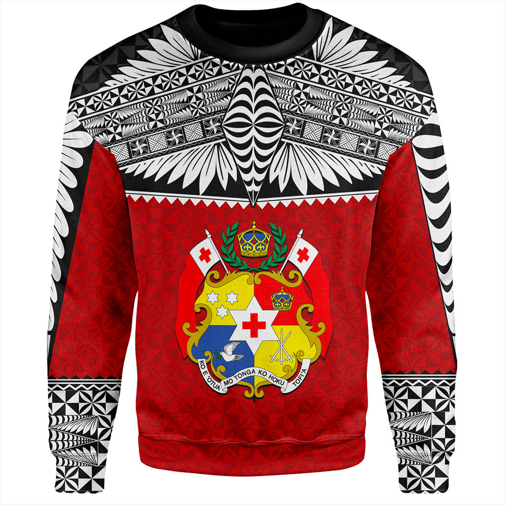Tonga Sweatshirt Ngatu Design Tribal New Style