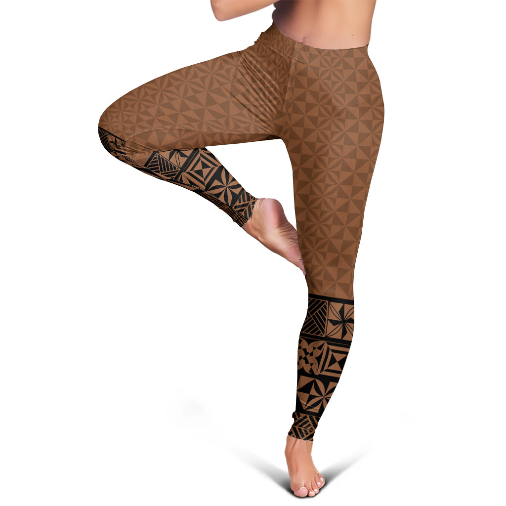 Tonga Legging Ngatu Style Brown