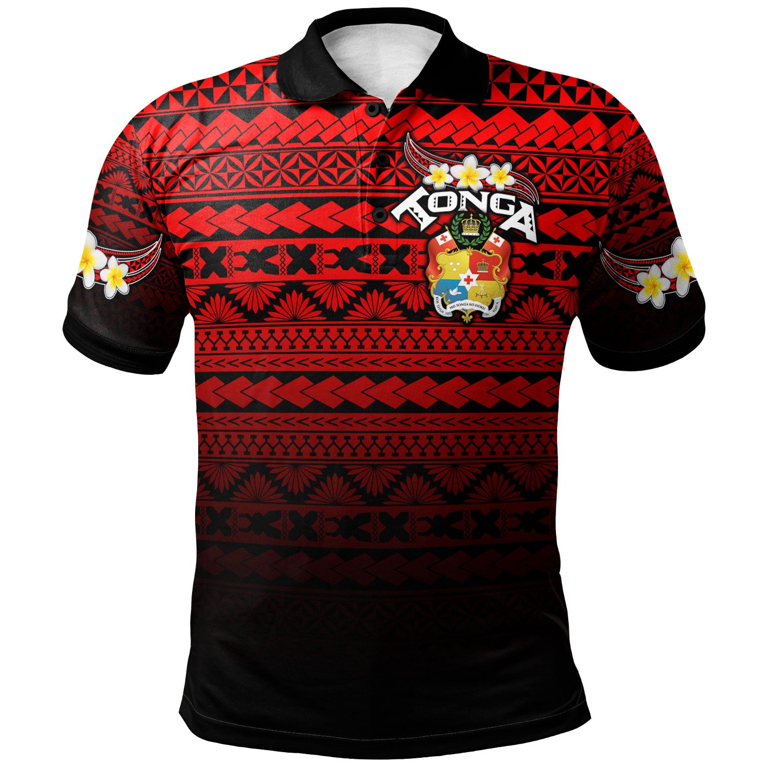 Tonga Polo Shirt - Custom Tongan Patterns Culture
