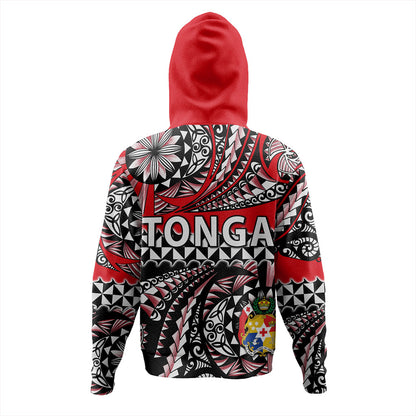 Tonga Hoodie Polynesian Tattoo Tongan Tapa