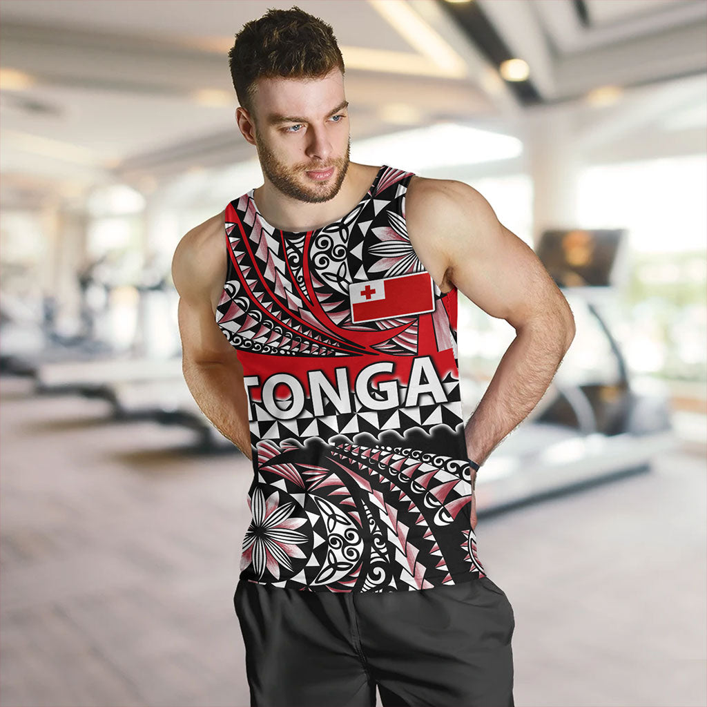Tonga Tank Top Polynesian Tattoo Tongan Tapa